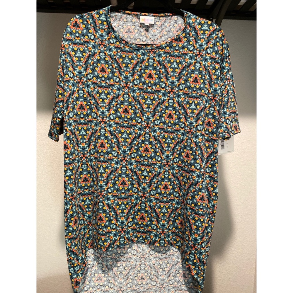 lularoe NWT Irma multi color high low tunic dress